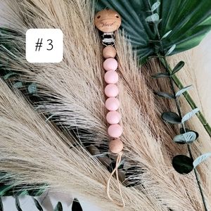 TAYLOR MAE® Non-Toxic BPA Free Pacifier Clips Tethers Holder Baby Teethers